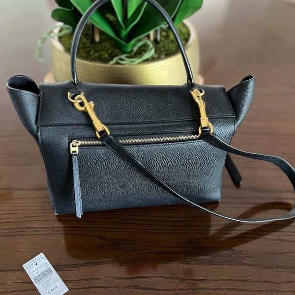 Celine Grained Calfskin Mini Belt Bag Black - Picture 2 of 8